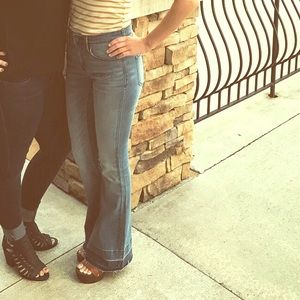 High Rise Flair jeans